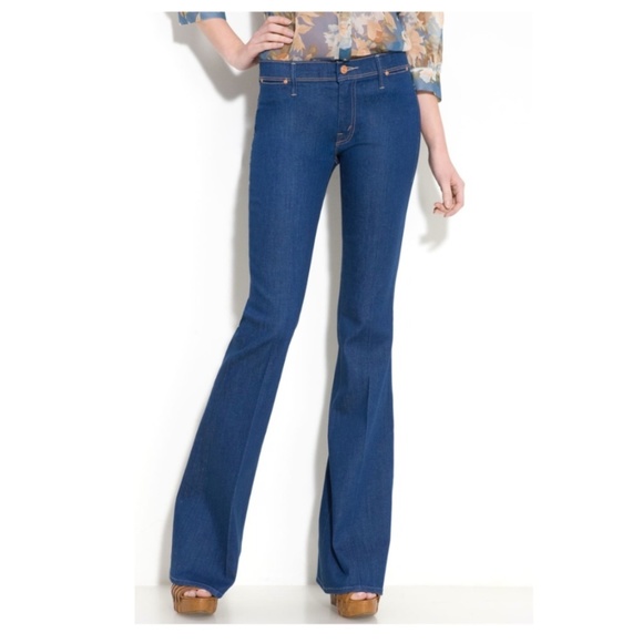 MOTHER Denim - MOTHER 'The Curfew' Flare Leg Stretch Jeans 29